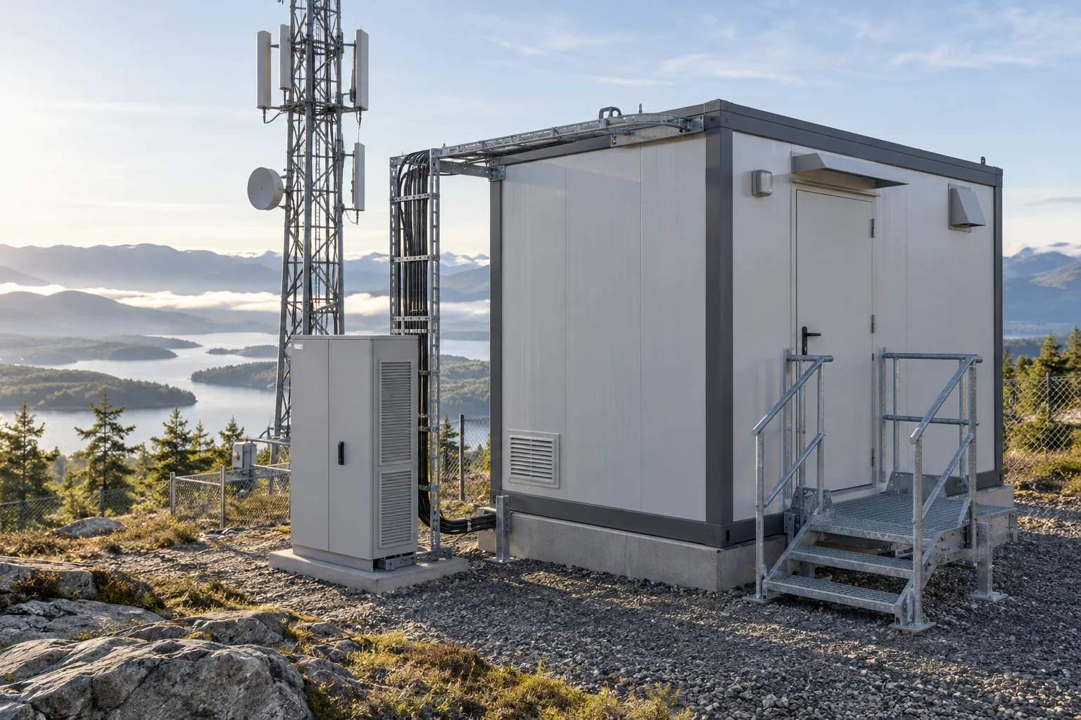 Equipment shelter for communications infrastructure