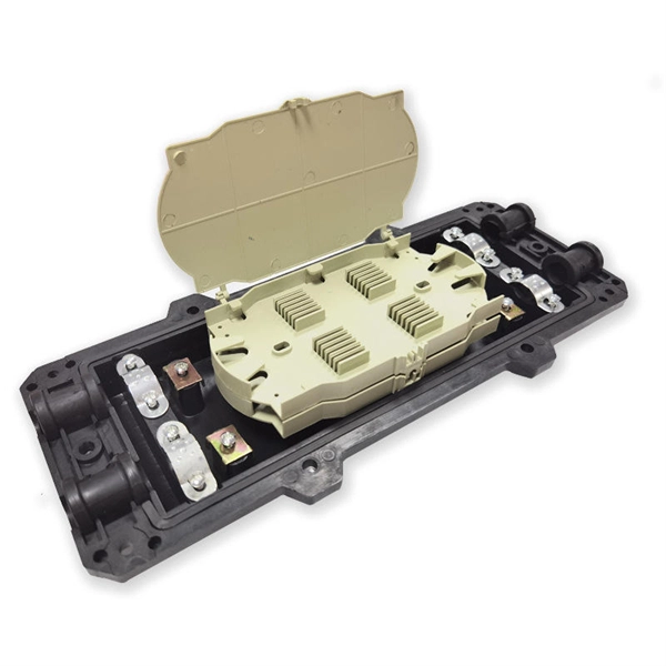 How to use a concealed fiber optic splice box 