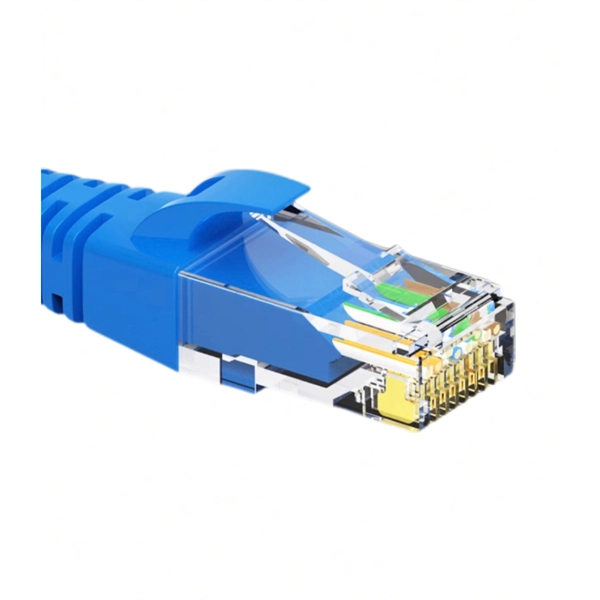 10 cables in a network server rack