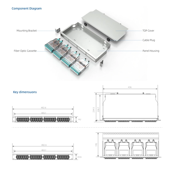 Clamping type cable tray