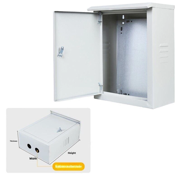 Distribution box placed in cable well