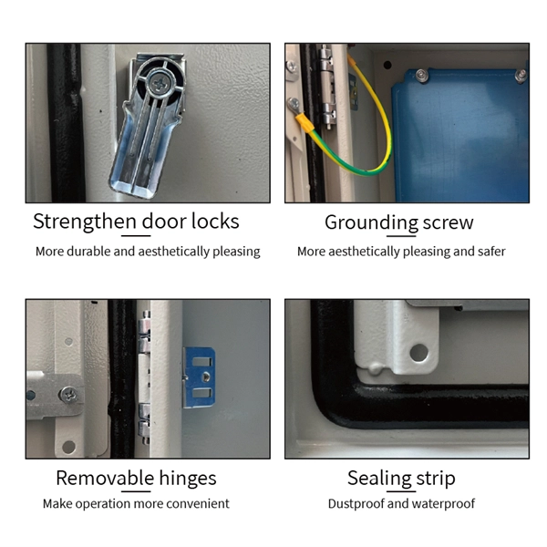 Double-partition electrical distribution box