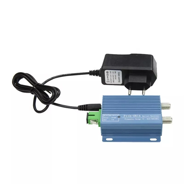 What does the fiber optic socket on the rear panel mean